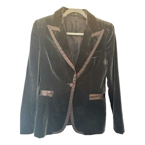 gucci velvet blazer|gucci blazer vintage.